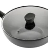 ISENVI Avon Keramische Wok Met Deksel 36 CM - Ergo Greep