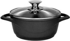 Smile - 8 Delige Pannenset - Antiaanbaklaag - Vaatwasser Bestendig - Geschikt Voor Iedere Kookplaat - MGK-18 - Zwart 11 Smile - 8 Delige Pannenset - Antiaanbaklaag - Vaatwasser Bestendig - Geschikt Voor Iedere Kookplaat - MGK-18 - Zwart -Keukenpotten Winkel 1200x698 3