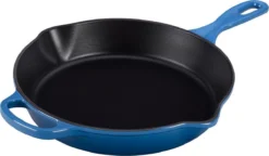 Le Creuset Ronde Hoge Skillet 26cm Marseilleblauw