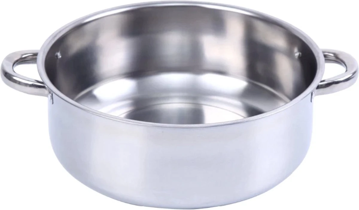 Service96 - Stoompan - 5 Lagen - Roestvrij Staal - Dikke Stoompan - Soeppan - Universele Kookpotten - Voor Inductiekookplaat, Gasfornuis - Kookgerei 3 Service96 - Stoompan - 5 Lagen - Roestvrij Staal - Dikke Stoompan - Soeppan - Universele Kookpotten - Voor Inductiekookplaat, Gasfornuis - Kookgerei - Afbeelding 3