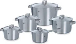 BK Conical+ Kookpannenset - 5-delig - RVS - Inductie -Keukenpotten Winkel 1200x703 1