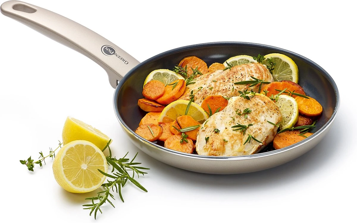 GreenPan Cambridge Koekenpan 30cm - Brons - Inductie - PFAS-vrij 5 GreenPan Cambridge Koekenpan 30cm - Brons - Inductie - PFAS-vrij - Afbeelding 5