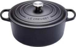 Le Creuset Signature Braadpan - 4,2 L - 24 Cm - Zwart -Keukenpotten Winkel 1200x754 4