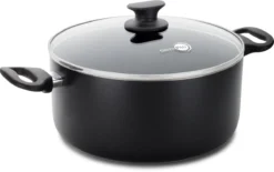 GreenPan Cambridge Kookpan Met Deksel 24cm - Zwart - Inductie - PFAS-vrij
