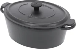 Fontignac Main Libres Braadpan - Ovaal - 29 Cm - Zwart