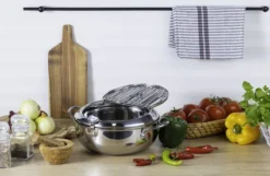 Edënbërg Classic Line - Japanse Frituurpan Met Thermometer - 3.4 Liter - Friteuse/Frituurpot RVS -Keukenpotten Winkel 1200x783