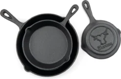 Gietijzeren Pannenset - Cast Iron Skillets - BBQ Skilletset -Keukenpotten Winkel 1200x786