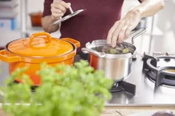 BK Q-linair Master Glas Pannenset - 5-delig - Glazen Deksel - Veilig Afgietsysteem - Inductie -Keukenpotten Winkel 1200x798