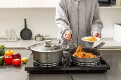 Swiss Pro+ | Set 14 Delige Pannenset | Inductie - Pannensets - Glazen Deksel - Met Afneembare Handgreep - Marmeren Interieur -PFAS-vrij | Grey / Silver 14 Swiss Pro+ | Set 14 Delige Pannenset | Inductie - Pannensets - Glazen Deksel - Met Afneembare Handgreep - Marmeren Interieur -PFAS-vrij | Grey / Silver -Keukenpotten Winkel 1200x799 104