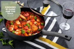 ISENVI Avon Keramische Hapjespan 26 CM - Ergo Greep -Keukenpotten Winkel 1200x799 120