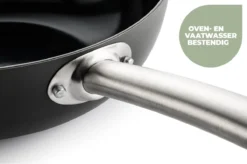 ISENVI Murray Keramische Grillpan 26 CM - RVS Greep -Keukenpotten Winkel 1200x799 139