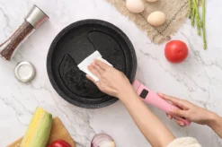 Royalty Line Inductie Pannenset - Luxe 14-delige Pannenset Marmeren Coating - Pannen Met Afneembare Handvaten - Oven-Ready - PFAS-Vrij - Voor Alle Warmtebronnen - Afneembare Koudgrepen - Antiaanbaklaag - Koekenpan Met Glazen Deksels - Roze -Keukenpotten Winkel 1200x799 83