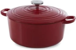 BK Bourgogne Braadpan Ø 28 Cm - Rood - Gietijzer - Inductie