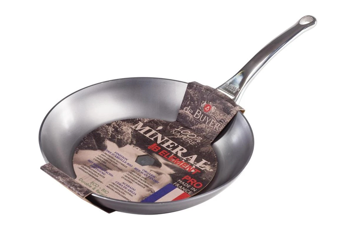 DeBuyer Mineral B Pro Koekenpan - Ø 28 Cm 4 DeBuyer Mineral B Pro Koekenpan - Ø 28 Cm - Afbeelding 4