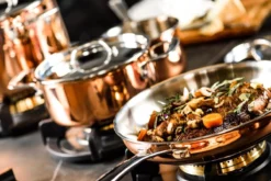 Koekenpan Ø26cm Met Deksel - Inductie - Koper - DUCQ -Keukenpotten Winkel 1200x801 7