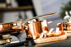 Koekenpan Ø26cm Met Deksel - Inductie - Koper - DUCQ -Keukenpotten Winkel 1200x807 2