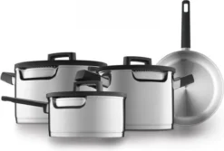 BergHOFF GEM Downdraft Pannenset - 7 Delige Set - 4 Pannen