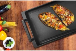 Eurolux Teppanyaki Plaat Met Grepen - 41 X 24 X 2.5 Cm - Zwart - Aluminium - Geschikt Voor Alle Warmtebronnen -Keukenpotten Winkel 1200x815 3