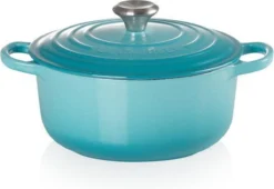 Le Creuset Braadpan Signature Caribbean Blue - ø 20 Cm / 2.4 Liter 8 Le Creuset Braadpan Signature Caribbean Blue - ø 20 Cm / 2.4 Liter -Keukenpotten Winkel 1200x825 11