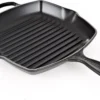 Le Creuset Gietijzeren Vierkante Grillpan - 26cm - Mat Zwart