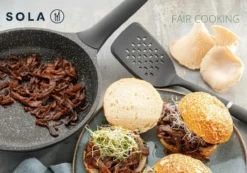 Sola Koekenpan Fair Cooking - Ø 28 Cm - Zwart/wit - Aluminium - Antiaanbaklaag 14 Sola Koekenpan Fair Cooking - Ø 28 Cm - Zwart/wit - Aluminium - Antiaanbaklaag -Keukenpotten Winkel 1200x842 1