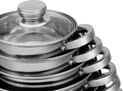 Edënbërg Classic Line - RVS Luxe Pannenset 12 Delig - Voorzien Van 9-Laags Bodem! -Keukenpotten Winkel 1200x892