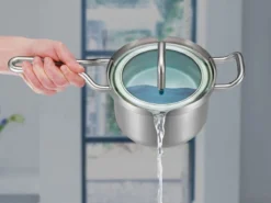 BK Q-linair Master Glas Pannenset - 5-delig - Glazen Deksel - Veilig Afgietsysteem - Inductie -Keukenpotten Winkel 1200x897