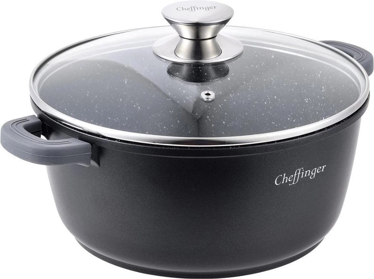 Cheffinger Kookpot / Braadpan 32cm - CF-DC32 1 Cheffinger Kookpot / Braadpan 32cm - CF-DC32