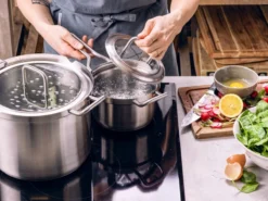 BK Q-linair Master Glas Pannenset - 5-delig - Glazen Deksel - Veilig Afgietsysteem - Inductie -Keukenpotten Winkel 1200x900 6