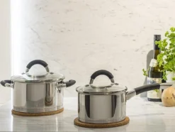 Sola Pannenset Venice - 4 Delig - Ø 16,16,18,20 Cm - Zilver - RVS - Sandwichbodem -Keukenpotten Winkel 1200x906 3