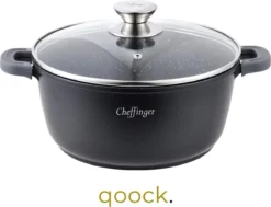 Cheffinger Cooking | Braadpan Met Deksel | 28cm | Alle Warmtebronnen |DC28
