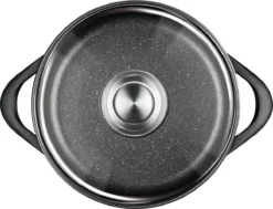 Smile 10-Delige Pannenset - Anti Aanbaklaag - Vaatwasser Bestendig - Zwart - MGK-17 -Keukenpotten Winkel 1200x919 5