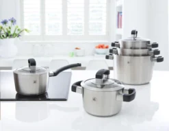 BK Conical Cool Pannenset - 5-delig - RVS - Geschikt Voor Alle Warmtebronnen -Keukenpotten Winkel 1200x929 1