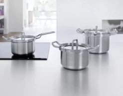 BK Q-linair Master Glas Pannenset - 5-delig - Glazen Deksel - Veilig Afgietsysteem - Inductie -Keukenpotten Winkel 1200x934 2