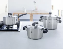 BK Conical Cool Pannenset - 4-delig - RVS – Geschikt Voor Alle Warmtebronnen -Keukenpotten Winkel 1200x935