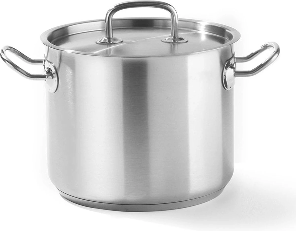Hendi RVS Kookpan Hoog 5 Liter Kitchen Line + Deksel 1 Hendi RVS Kookpan Hoog 5 Liter Kitchen Line + Deksel