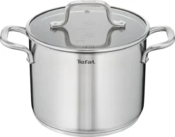 Tefal Virtuoso Pannenset 5 Delig - Hoge Kookpan Ø 22 Cm + Steelpan Ø 16 Cm + Kookpannen Ø 18/20/24 Cm -Keukenpotten Winkel 1200x938