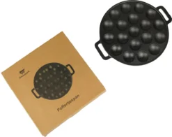 Poffertjespan - Gietijzer - Ø 24 Cm - Poffertjesmaker - 19 Poffertjes - Poffertjespan Inductie 12 Poffertjespan - Gietijzer - Ø 24 Cm - Poffertjesmaker - 19 Poffertjes - Poffertjespan Inductie -Keukenpotten Winkel 1200x951