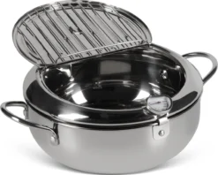 Edënbërg Classic Line - Japanse Frituurpan Met Thermometer - 3.4 Liter - Friteuse/Frituurpot RVS -Keukenpotten Winkel 1200x960