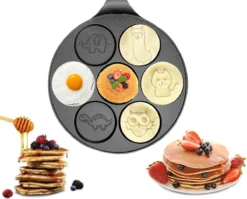 Pancake Pan Met Dierlijke Vormen - Pannenkoekenpan - Crêpemaker - Pancakes Set -Keukenpotten Winkel 1200x968 2