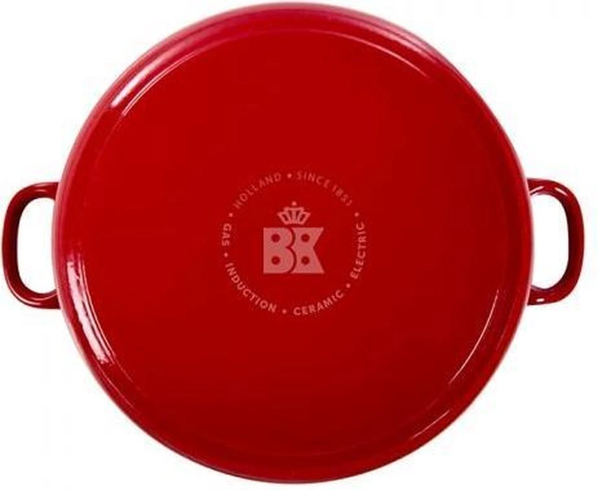 BK Bourgogne Braadpan Ø 20 Cm - Rood - Gietijzer - Inductie 6 BK Bourgogne Braadpan Ø 20 Cm - Rood - Gietijzer - Inductie - Afbeelding 6