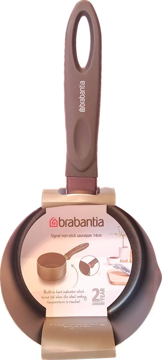 Brabantia Signal - Steelpan Met Antiaanbaklaag - 14 Cm 4 Brabantia Signal - Steelpan Met Antiaanbaklaag - 14 Cm - Afbeelding 4