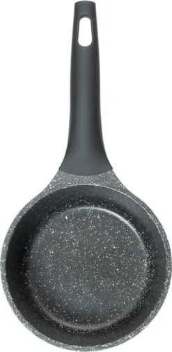 Sola Steelpan Fair Cooking - Ø 18 Cm - Zwart/wit - Aluminium - Antiaanbaklaag -Keukenpotten Winkel 586x1200