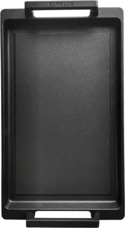 Eurolux Teppanyaki Plaat Met Grepen - 41 X 24 X 2.5 Cm - Zwart - Aluminium - Geschikt Voor Alle Warmtebronnen -Keukenpotten Winkel 658x1200 1