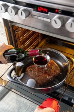 Smile 10-Delige Pannenset - Anti Aanbaklaag - Vaatwasser Bestendig - Zwart - MGK-17 -Keukenpotten Winkel 800x1200 16