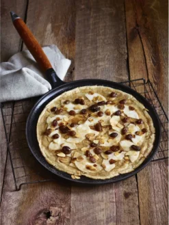 Staub Flensjespan - Houten Steel - 28 Cm - Zwart -Keukenpotten Winkel 901x1200