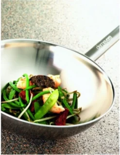 Demeyere Wok - Ø 30 Cm - Vlakke Bodem -Keukenpotten Winkel 925x1200