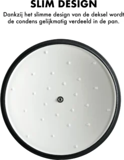 MOA Gietijzeren Braadpan - Inhoud 7,2 Liter - 30CM - Rond - Alle Warmtebronnen - Ook Voor Inductie - Gewicht 7,3 Kg - Wit - C30W -Keukenpotten Winkel 928x1200 1