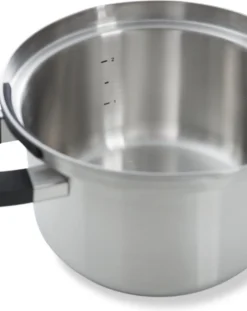 BK Flow Cool Pannenset - 4-delig – RVS Deksels - Veilig Afgietsysteem - Geschikt Voor Alle Warmtebronnen -Keukenpotten Winkel 952x1200